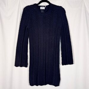 27 Miles Malibu Black Knit Mini Dress